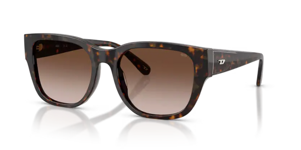 Diesel Sunglasses Square Havana Yellow Frame DL2005 202213