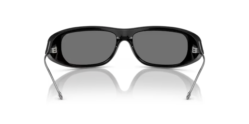 Diesel Sunglasses Oval Black Frame Grey Mirror Lens DL3001 501/6G