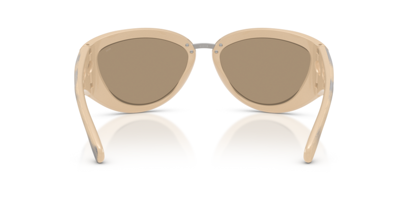 Diesel Sunglasses Cat-Eye Yellow Grey Frame Rose Gold Lens DL3007U 20087J