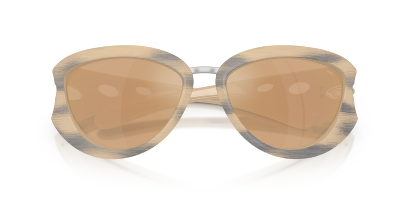 Diesel Sunglasses Cat-Eye Yellow Grey Frame Rose Gold Lens DL3007U 20087J