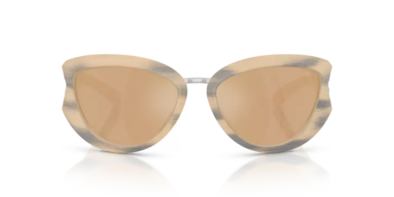 Diesel Sunglasses Cat-Eye Yellow Grey Frame Rose Gold Lens DL3007U 20087J