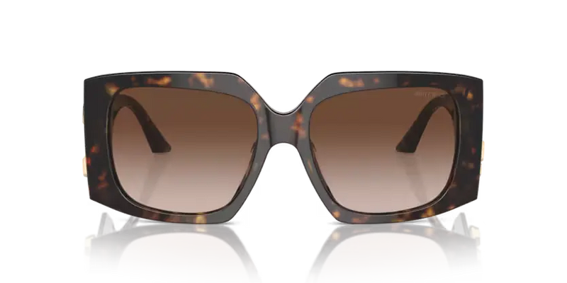 Jimmy Choo Butterfly Sunglasses Havana Frame JC5006U 500213