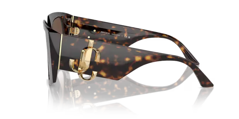 Jimmy Choo Butterfly Sunglasses Havana Frame JC5006U 500213