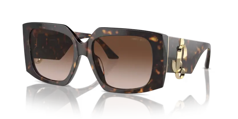 Jimmy Choo Butterfly Sunglasses Havana Frame JC5006U 500213