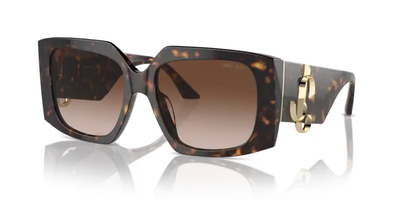 Jimmy Choo Butterfly Sunglasses Havana Frame JC5006U 500213