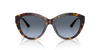 Jimmy Choo Phantos Sunglasses Havana Frame Blue Lens JC5007 50028F Jimmy Choo