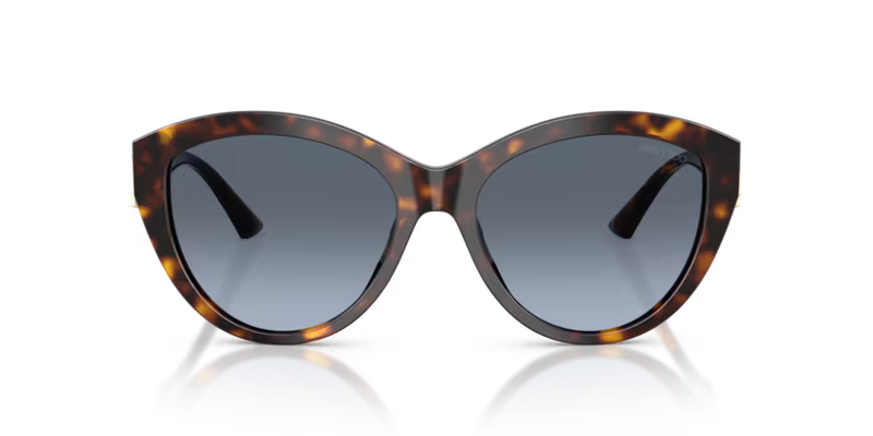 Jimmy Choo Phantos Sunglasses Havana Frame Blue Lens JC5007 50028F
