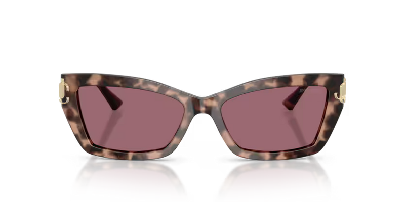 Jimmy Choo Sunglasses Cat-Eye Pink Havana Frame JC5011U 50701A