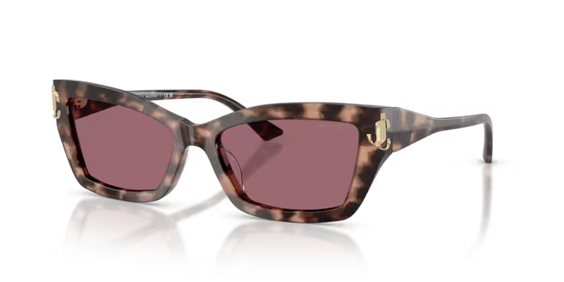 Jimmy Choo Sunglasses Cat-Eye Pink Havana Frame JC5011U 50701A