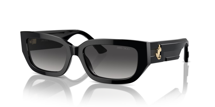 Jimmy Choo JC Monogram Sunglasses Pillow Black Frame JC5017 50008G