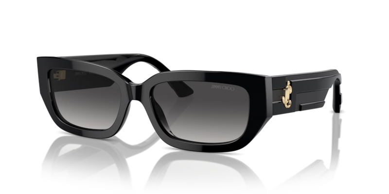 Jimmy Choo JC Monogram Sunglasses Pillow Black Frame JC5017 50008G