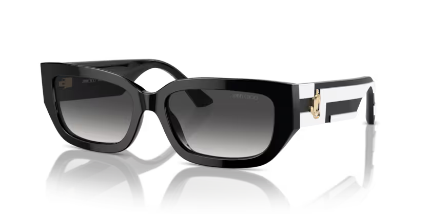 Jimmy Choo JC Monogram Sunglasses Pillow Black Frame JC5017 50298G