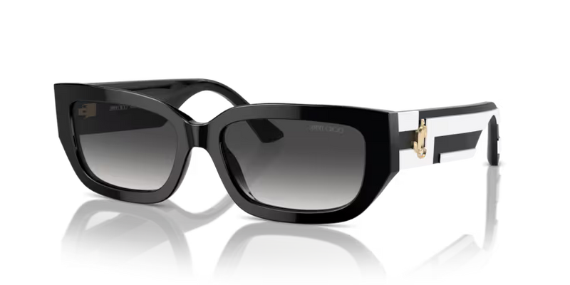 Jimmy Choo JC Monogram Sunglasses Pillow Black Frame JC5017 50298G
