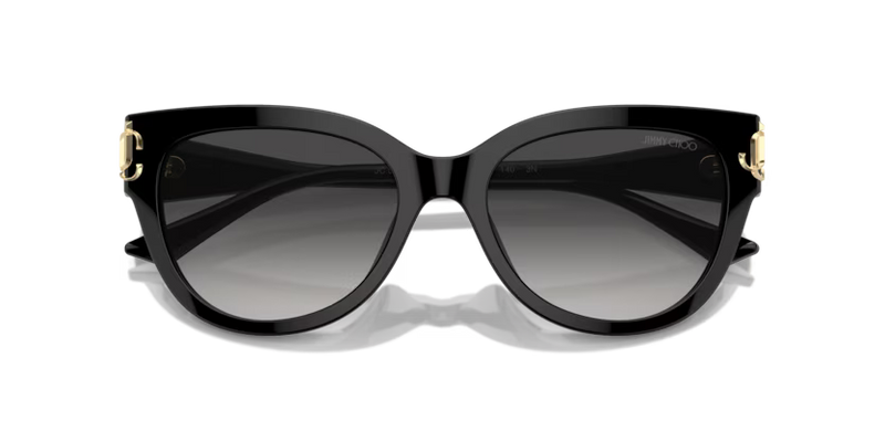 Jimmy Choo Sunglasses Phantos Black Frame Grey Lens JC5018U 50008G