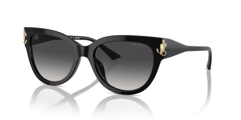 Jimmy Choo Sunglasses Phantos Black Frame Grey Lens JC5018U 50008G