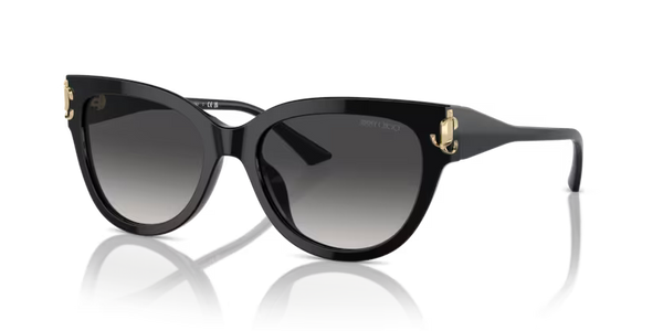Jimmy Choo Sunglasses Phantos Black Frame Grey Lens JC5018U 50008G