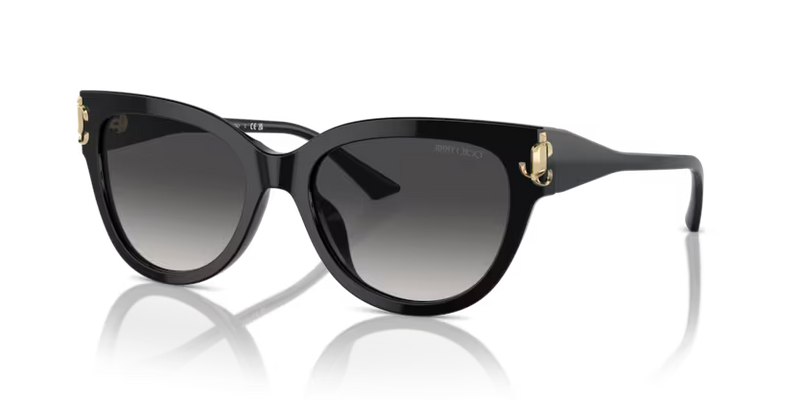 Jimmy Choo Sunglasses Phantos Black Frame Grey Lens JC5018U 50008G