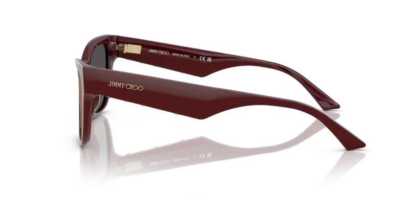 Jimmy Choo Pearl Sunglasses Pillow Burgundy Frame JC5024HU 505787