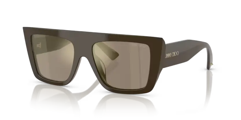 Jimmy Choo Monogram Sunglasses Square Caper Green JC5026U 50605A