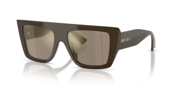 Jimmy Choo Monogram Sunglasses Square Caper Green JC5026U 50605A