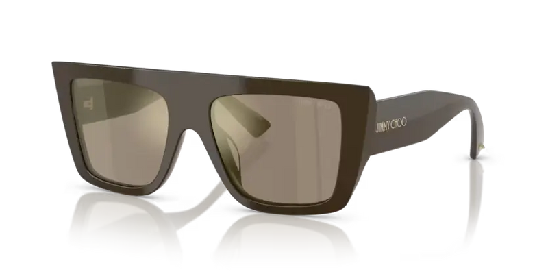 Jimmy Choo Monogram Sunglasses Square Caper Green JC5026U 50605A