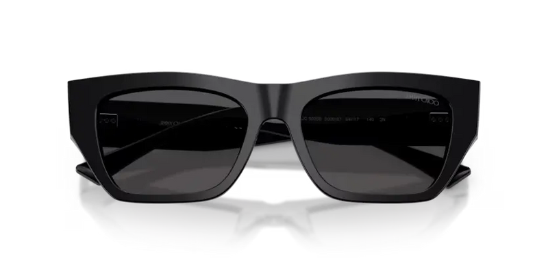 Jimmy Choo Crystal Sunglasses Cat-Eye Black Frame JC5035B 500087