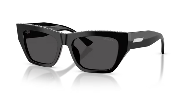 Jimmy Choo Crystal Sunglasses Cat-Eye Black Frame JC5035B 500087