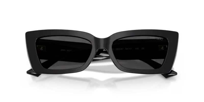 Jimmy Choo Monogram Sunglasses Cat-Eye Black Frame JC5037BU 500087
