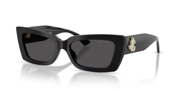 Jimmy Choo Monogram Sunglasses Cat-Eye Black Frame JC5037BU 500087