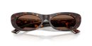 Jimmy Choo Sunglasses Oval Havana Frame JC5038BU 500273 Jimmy Choo