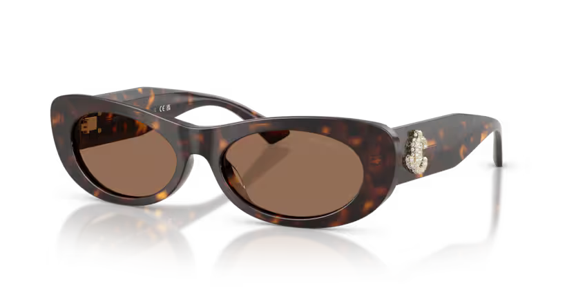 Jimmy Choo Sunglasses Oval Havana Frame JC5038BU 500273