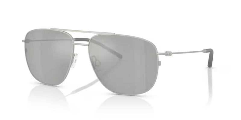 Moncler Alumni Sunglasses Pilot Silver ME4004 10048V57