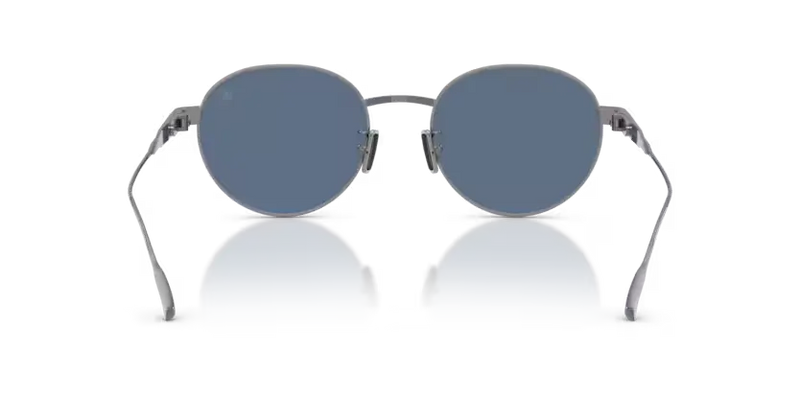 Moncler Subtila Sunglasses Round Gunmetal Frame Blue Lens ME4006TD 100580