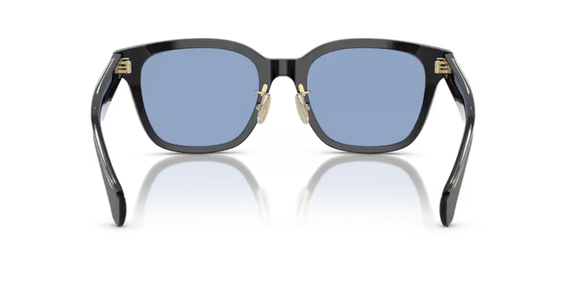 Moncler Metrope Sunglasses Square Black Frame Blue Lens ME6002D 300172