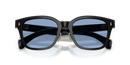 Moncler Metrope Sunglasses Square Black Frame Blue Lens ME6002D 300172