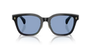 Moncler Metrope Sunglasses Square Black Frame Blue Lens ME6002D 300172