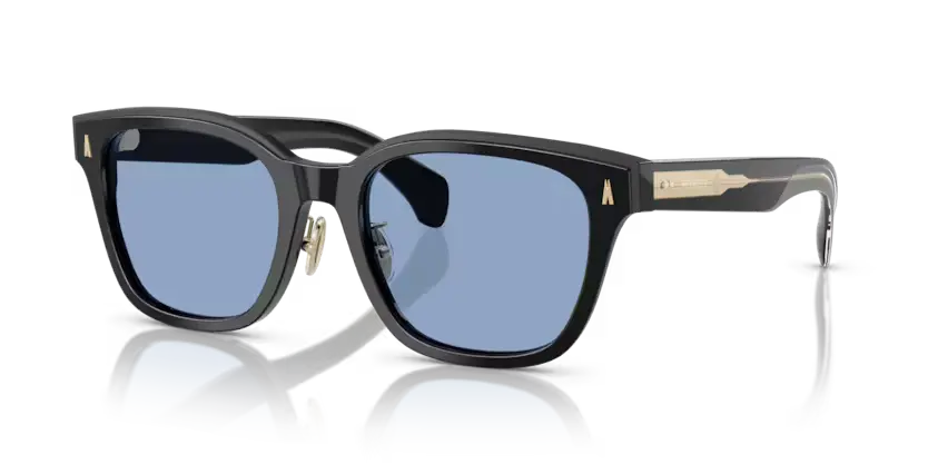 Moncler Metrope Sunglasses Square Black Frame Blue Lens ME6002D 300172