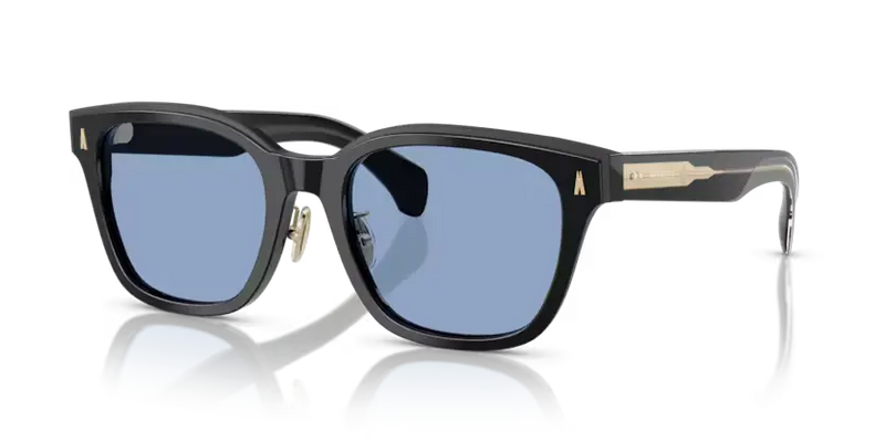 Moncler Metrope Sunglasses Square Black Frame Blue Lens ME6002D 300172