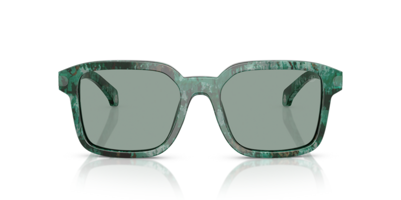 Moncler Quanderna Sunglasses Square Green Havana ME6006 301282