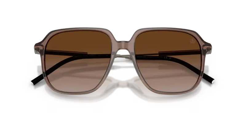 Moncler Cylin Sunglasses Pilot Transparent Brown ME6010 301813