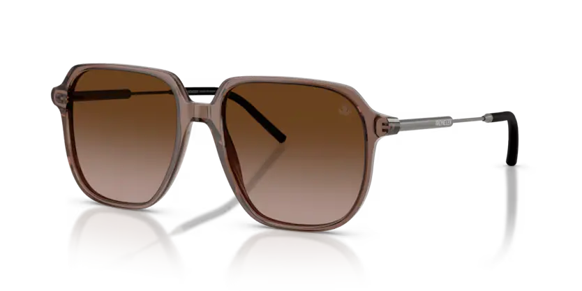 Moncler Cylin Sunglasses Pilot Transparent Brown ME6010 301813