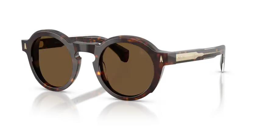 Moncler Aurone Sunglasses Round Havana ME6012 300273