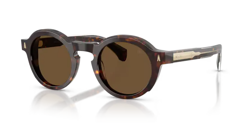 Moncler Aurone Sunglasses Round Havana ME6012 300273