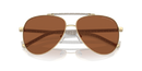 Michael Kors Portugal Sunglasses Pilot Gold MK1146 101473 Michael Kors