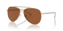 Michael Kors Portugal Sunglasses Pilot Gold MK1146 101473 Michael Kors