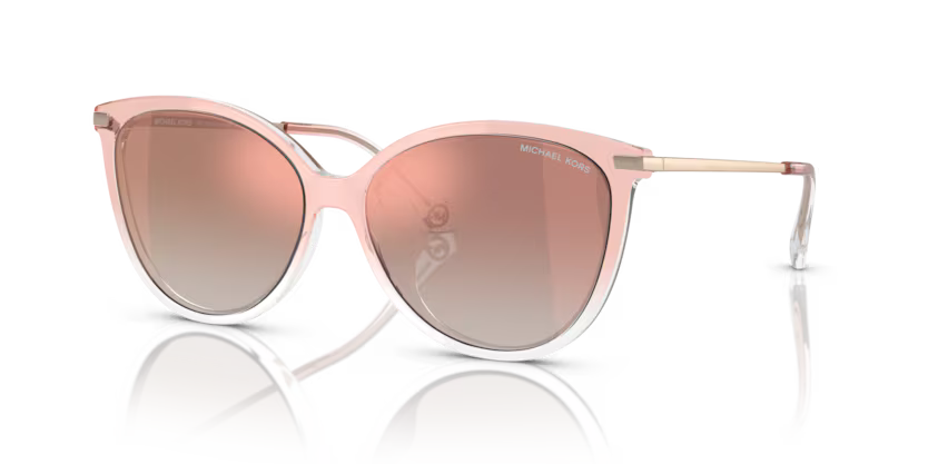 Michael Kors Dupont Sunglasses Cat-Eye Pink/Clear Frame MK2184U 32556F