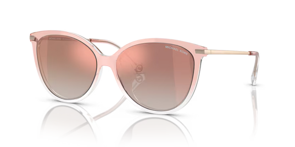 Michael Kors Dupont Sunglasses Cat-Eye Pink/Clear Frame MK2184U 32556F