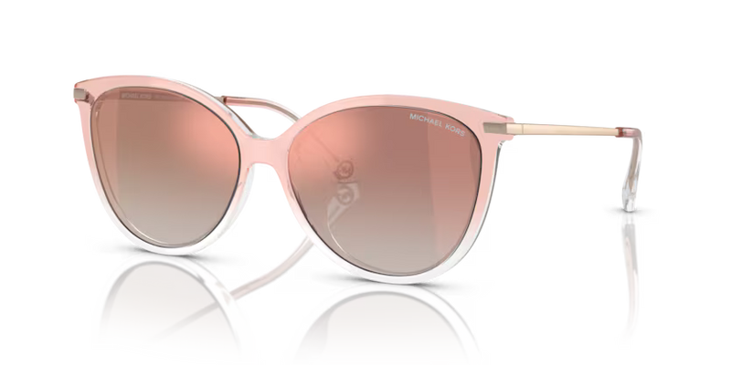 Michael Kors Dupont Sunglasses Cat-Eye Pink/Clear Frame MK2184U 32556F
