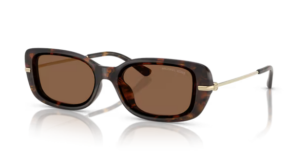 Michael Kors Capella Sunglasses Rectangle Tortoise Frame MK2228D 30063G