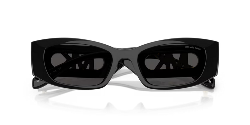 Michael Kors Rhodes Sunglasses Irregular Black Frame MK2243U 300587